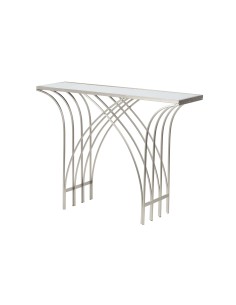 Consola espejo champagne