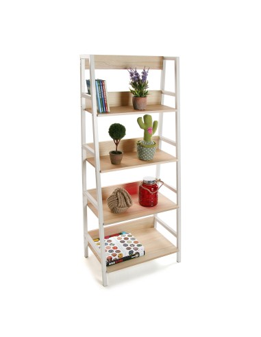 Estantería Blanca y Haya