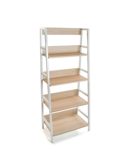 Estantería Blanca y Haya