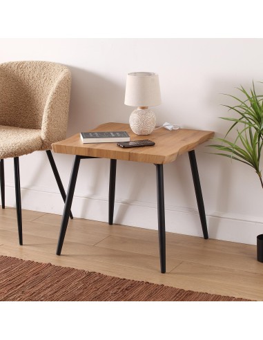 Mesa madera metal pequeña