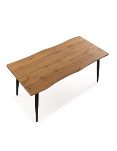 Mesa de comedor madera y metal  grande 2