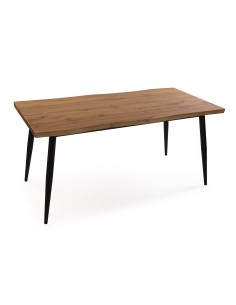 Mesa de comedor madera y metal  grande