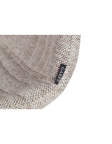 Taburete regulable de metal chenilla