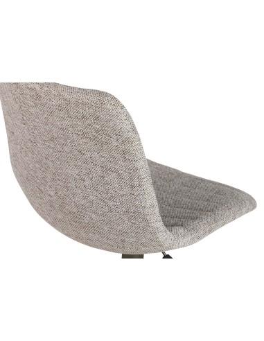 Taburete regulable de metal chenilla