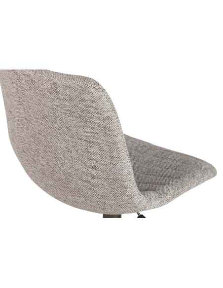 Taburete regulable de metal chenilla