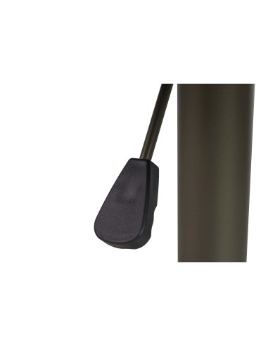 Taburete regulable de metal chenilla