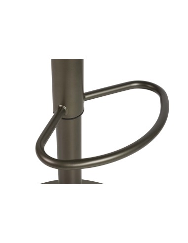 Taburete regulable de metal chenilla