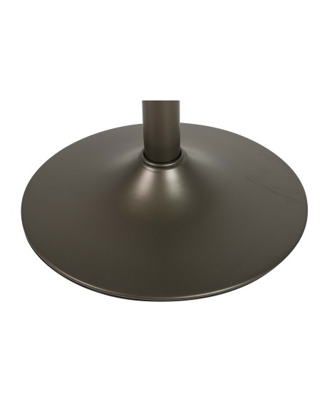 Taburete regulable de metal chenilla