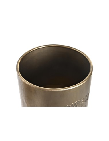 Macetero Dorado set de 2 con pie