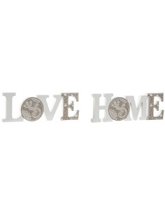 Decoración Home Love blanco MDF