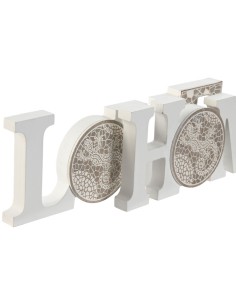 Decoración Home Love blanco MDF 2