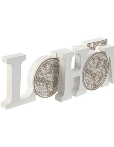 Decoración Home Love blanco