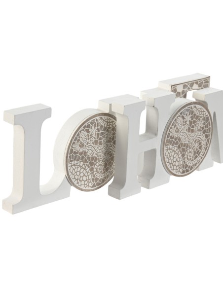Decoración Home Love blanco