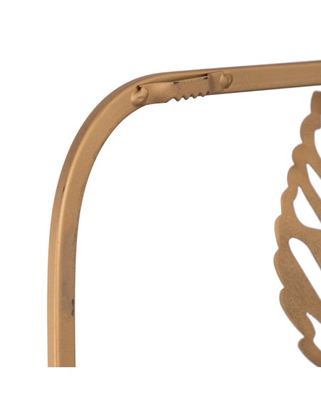 Mural decorativo flor blanca metal