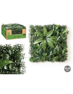 Jardín vertical hoja helecho