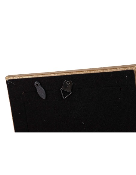 Portafotos dorado de resina 10x15cm