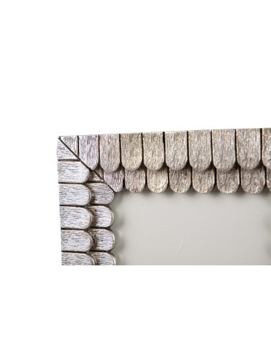 Portafotos plateado de resina 10x15cm