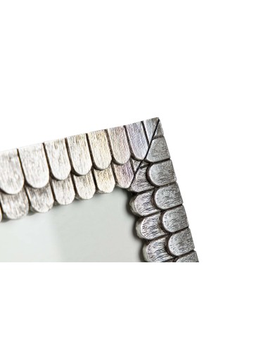 Portafotos resina plateado 15x20 cm