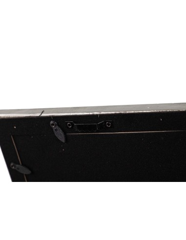 Portafotos resina plateado 15x20 cm