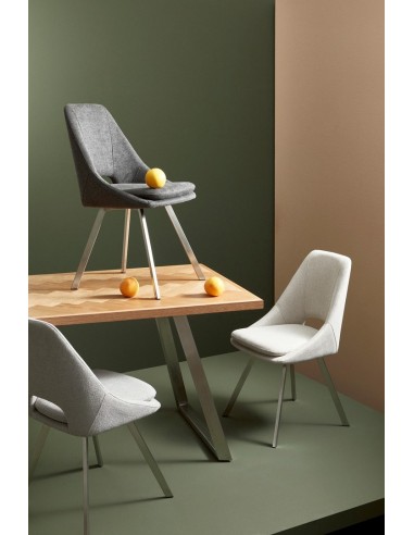 Silla kashar gris clara