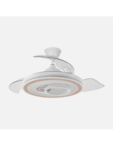 Ventilador de techo sultán blanco/haya