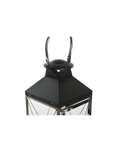 Farola Set de 2 acero negro