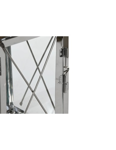 Farola Set de 2 acero negro