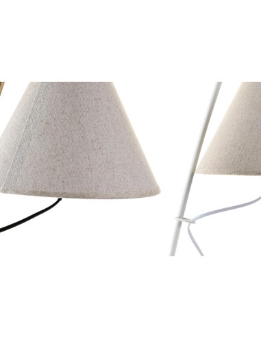 Lámpara de sobremesa lino beige