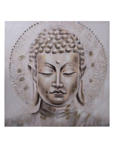 Cuadro lienzo buda 100x100cm