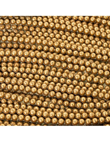 Bandeja de resina bolitas doradas 26x12x2,5cm