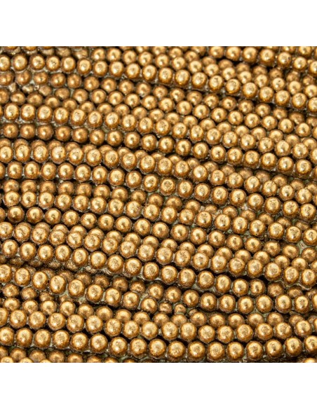 Bandeja de resina bolitas doradas 26x12x2,5cm