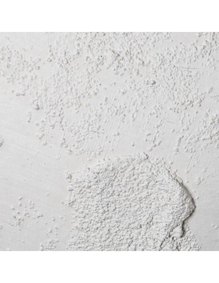 Jarrón de cerámica blanco rústico