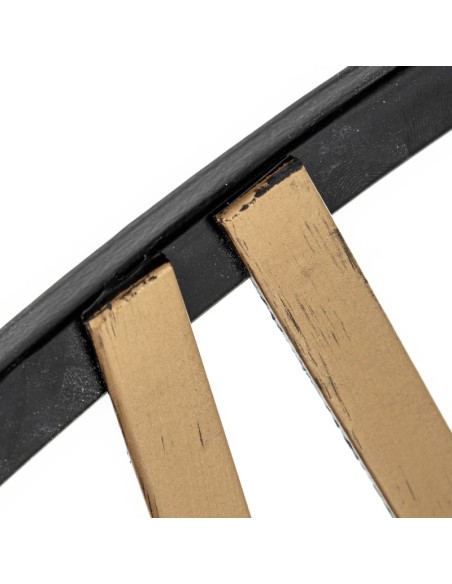 Reloj pared hierro 80cm negro