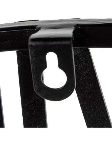 Reloj pared hierro 80cm negro