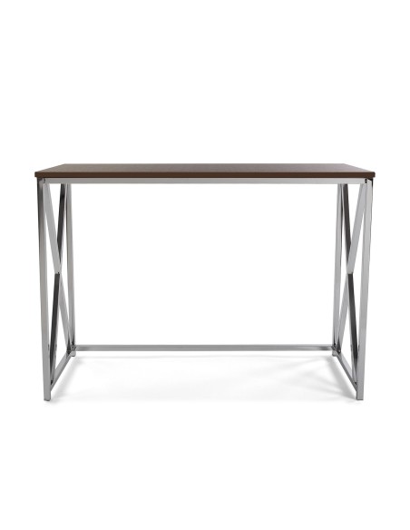 Recibidor de madera oscura