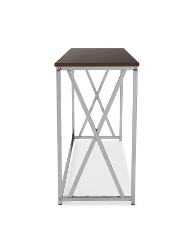 Recibidor de madera oscura