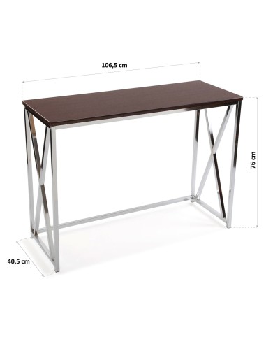 Recibidor de madera oscura