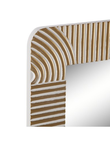 Espejo Eclipsia con marco beige