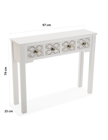 Recibidor 4c Safira blanca