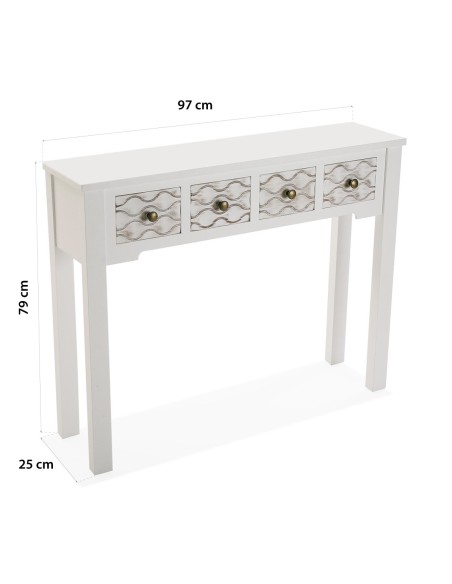 Recibidor 4c Safira blanca