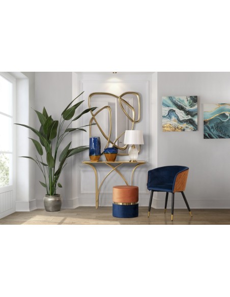 Lámpara de sobremesa pie transparente