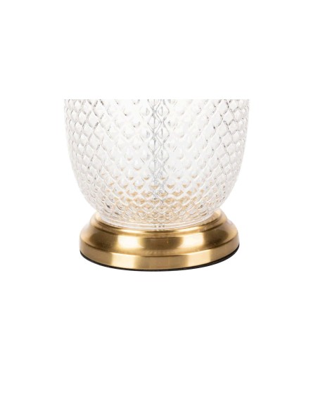 Lámpara de sobremesa pie transparente