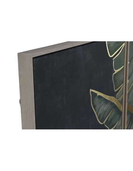 Cuadro set 3 Palmera en lienzo