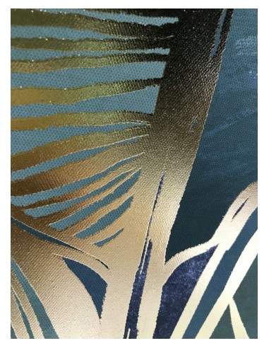 Cuadro set 3 Palmera en lienzo