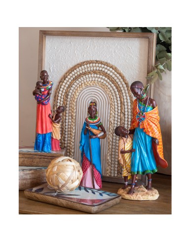 Cuadro de Madera bolas y fibra