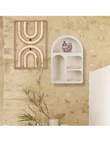 Cuadro madera Arcos de fibra