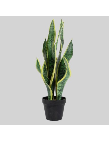 Planta artificial 8 hojas sanseviera grande
