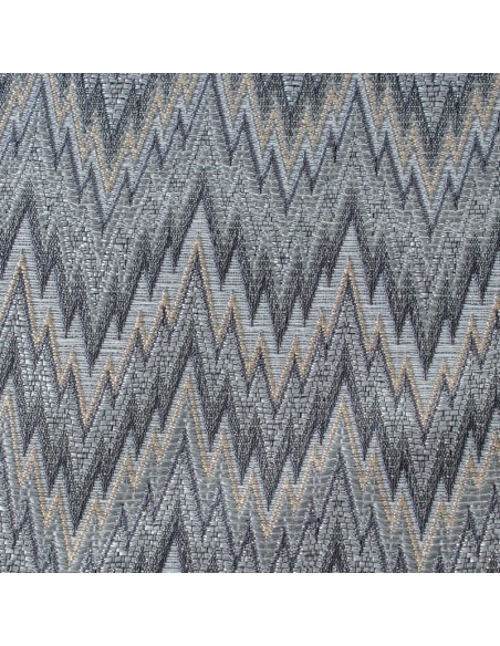 Camino de mesa gris/plata ZigZag