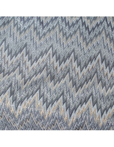 Camino de mesa gris/plata ZigZag