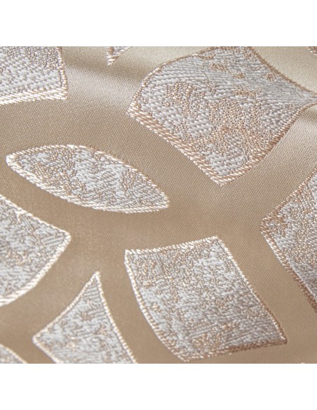 Camino de mesa crema poliéster